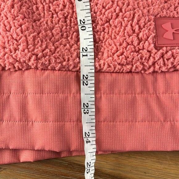 $130 Under Armour Women's Legacy Sherpa Full-Zip Jacket in Deco Rose NWT - Picture 11 of 12